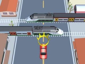 Car vs Train Racing Game