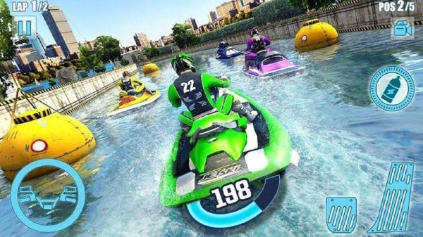 Water Power Boat Racer 3D Online Racing Game - Arcade Game