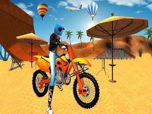 Motocross Beach Bike Stunt Racing Online Game