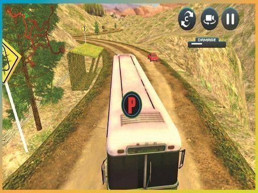 Uphill Passenger Bus Drive Simulator : Offroad Bus Game Online Simulation Game