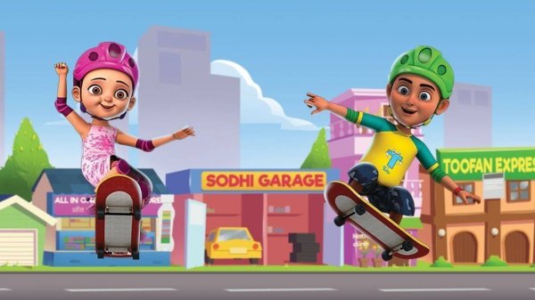 Tapu's Skating Adventure Online Arcade Game
