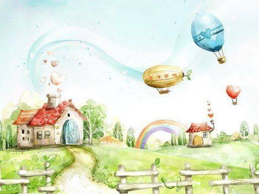 Cartoon Dreaming Scenes Slide Puzzle Online Game - Puzzle Game