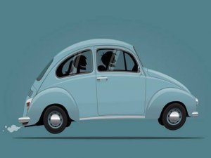 Vintage Sports Car Difference Online Coloring Game
