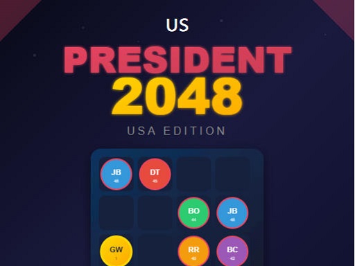 President 2048 Puzzle Game