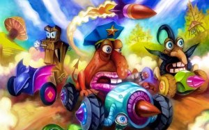 Moonshine Runners: Samogonki Arcade Racing Game - Ludoryx free online game
