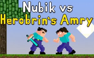 Nubik vs Herobrin's Army - Pixel Adventure Game - Ludoryx free online game