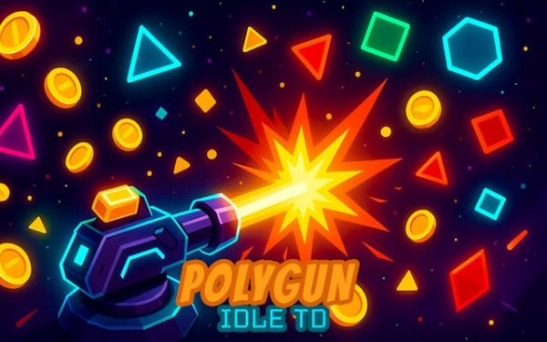 PolyGun - Idle Tower Defense Precision Fighter Online Arcade Game