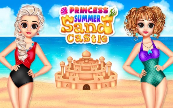Princess Summer Sand Castle Dress Up & Beach Game Online - Dress Up Game
