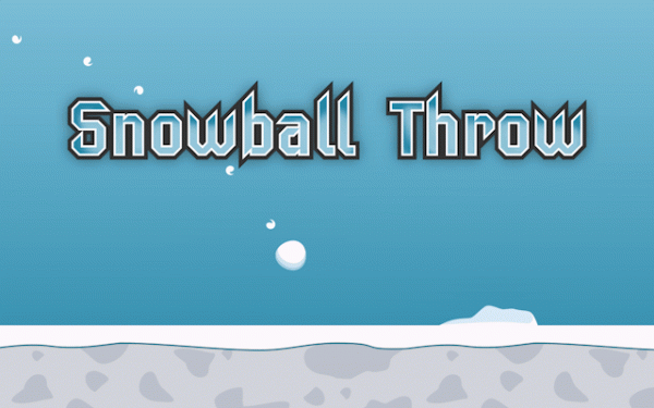 Snowball Throw Online Arcade Game
